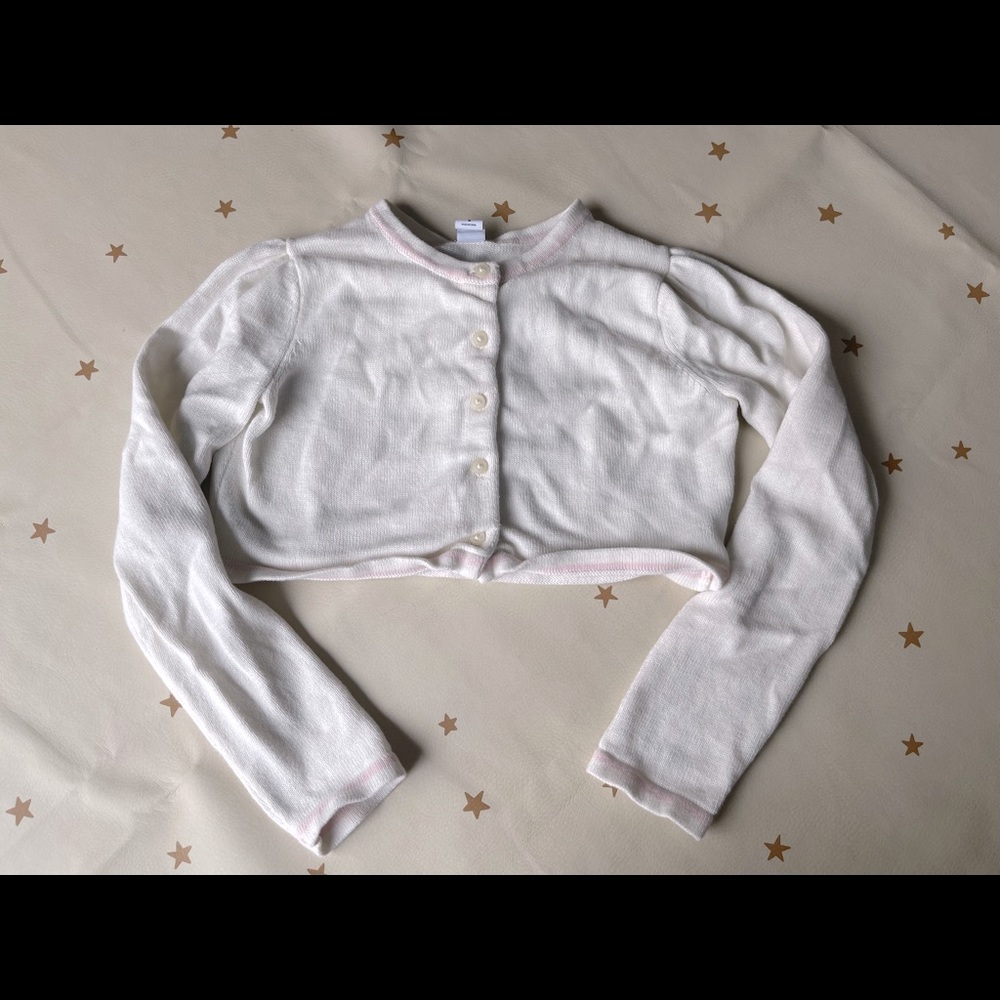 Janie & Jack Cropped Cardigan